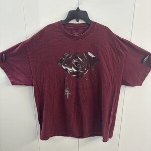 Diamond Supply Co. Men T-Shirt Maroon Diamond Graphic Adult Tee 2XL
